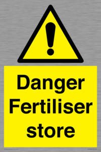 Danger Fertiliser store